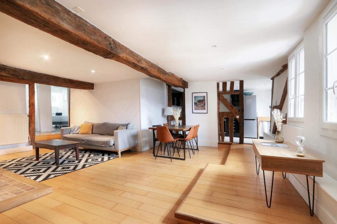Le Trianon, Confort Et Calme En Hypercentre Apartment Рен Екстериор снимка